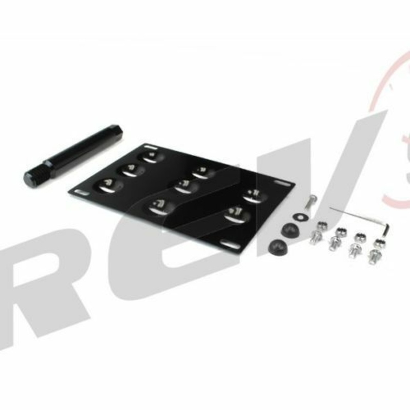 REV9 Front License Plate Tow Hook Relocate Mounting Bracket - Volkswagen Golf MKVII MK7 (2015-2020)