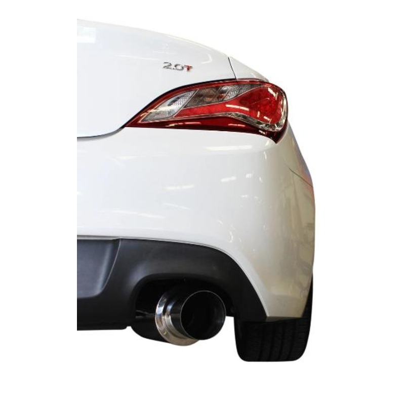 ISR Performance 3" GT Single Exhaust w/ Burnt Tip - Hyundai Genesis Coupe 2.0T (2010-2014)