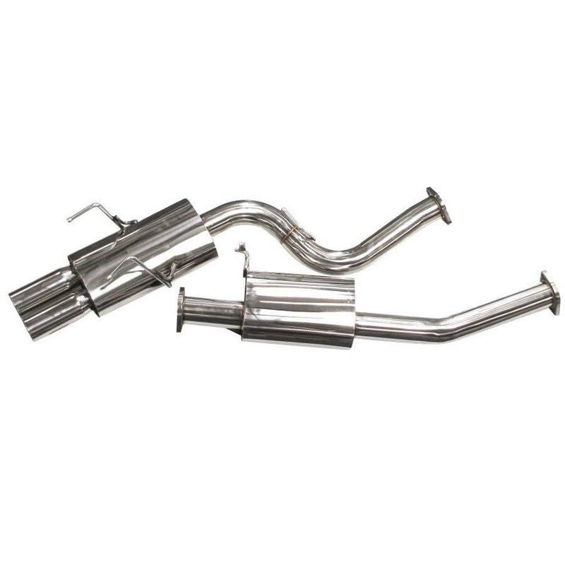 ISR Performance 3" MB SE Type E Dual Tip Exhaust System - Nissan 240sx S14 (1995-1998)