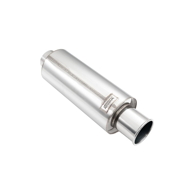 Megan Racing Exhaust Muffler Rolled Tip 3" - Universal