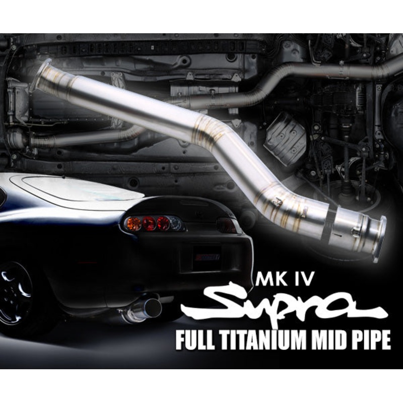 Tomei Expreme Ti Full Titanium Mid Pipe - Toyota Supra MK4 JZA80