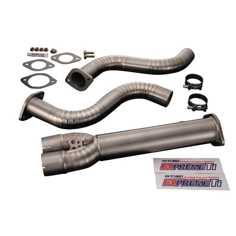 Tomei EXPREME Ti Full Titanium Mid Y Pipe - Nissan Z33 Z34 350Z 370Z