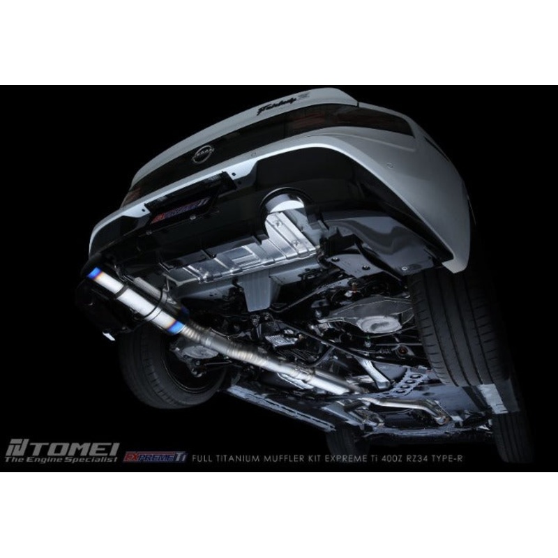 TOMEI EXPREME TI TITANIUM TYPE R SINGLE EXIT EXHAUST SYSTEM - NISSAN RZ34 400Z (2023+)