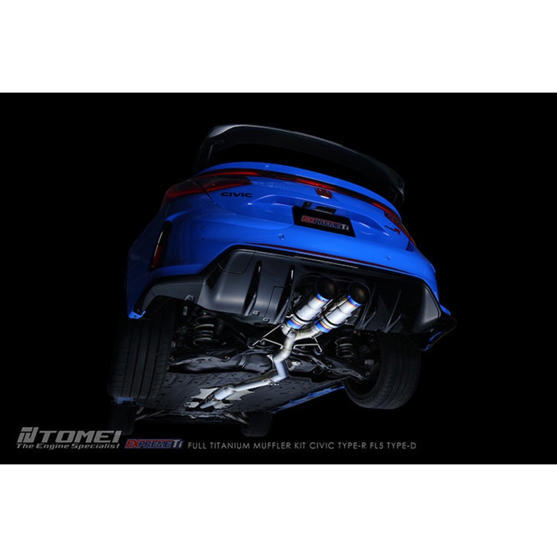 Tomei Expreme Ti Type-D Full Titanium Exhaust System - Honda Civic FL5 Type-R (2023+)