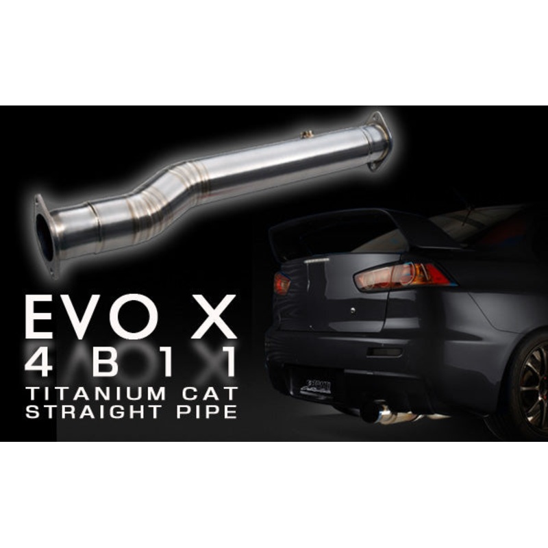 Tomei Ti Titanium Test / Mid Pipe - Mitsubishi Lancer Evolution X (EVO 10)