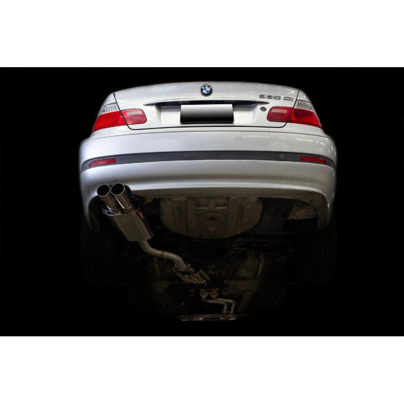 ISR Performance Series II MBSE Resonated Catback - BMW E46 Late 325i 330i
