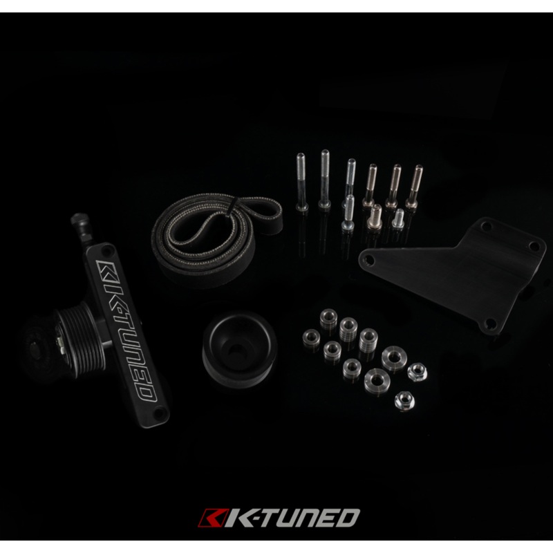 K-Tuned Universal A/C P/S Eliminator Delete Kit - Honda K20 K20A K20Z1 K20Z3 K24