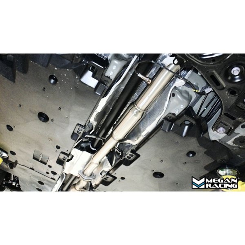 Megan Racing 64mm Stainless Steel Mid-Pipe - Toyota GR Corolla (2023+)