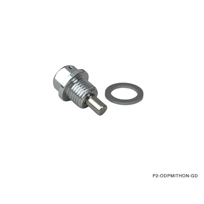 Phase 2 Motortrend (P2M) Magnetic Oil Drain Plug M14 X 1.50 - Mitsubishi