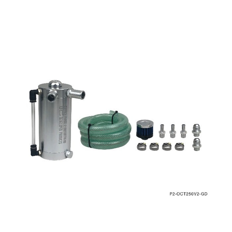Phase 2 Motortrend (P2M) Oil Catch Tank Kit 250cc Mini V2 - Universal
