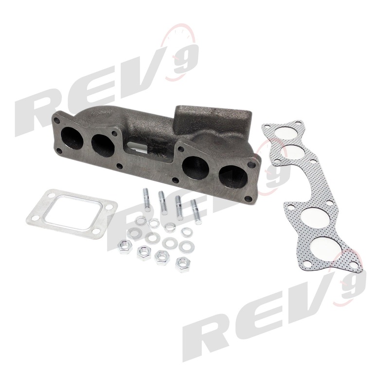 Rev9 Power Top Mount T3 Cast Manifold - Nissan S13 240SX KA24E