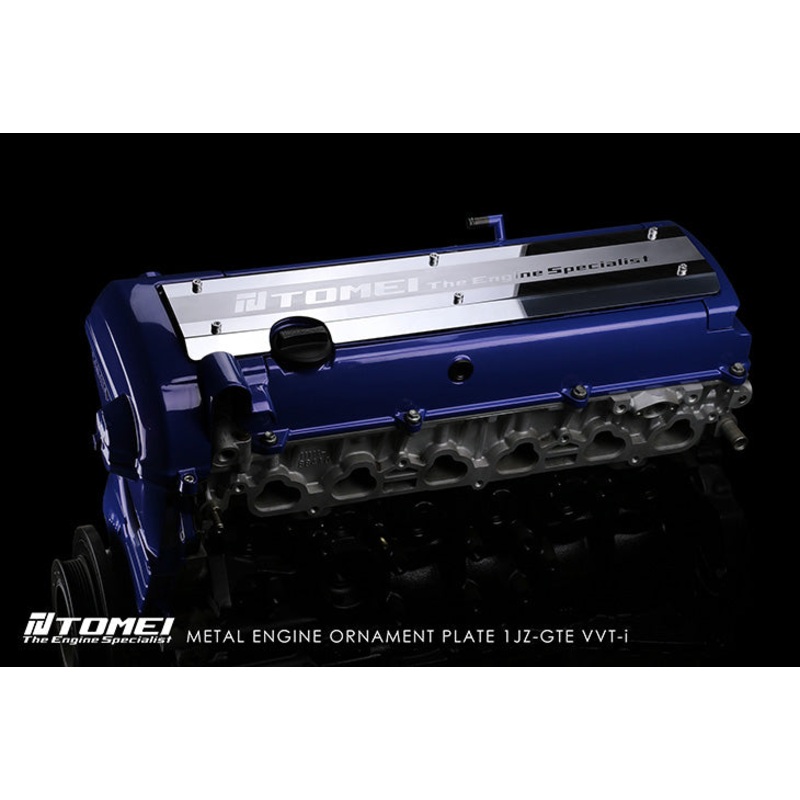 Tomei Metal Ornament Plate - Toyota Chaser / Supra / JZX 1JZ-GTE VVT-i