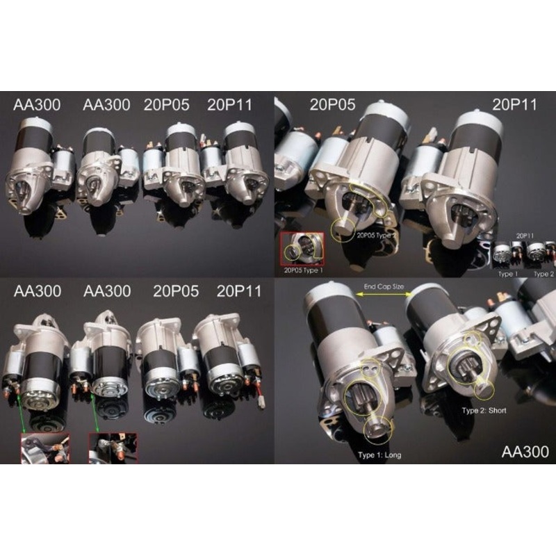 P2M Phase 2 RB Series Motor #20P112 Starter - Nissan Skyline GT-R GTS