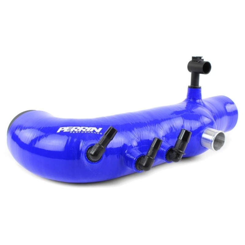 Perrin Performance 2.4" Turbo Inlet Hose BLUE - Subaru WRX (2008-2014)