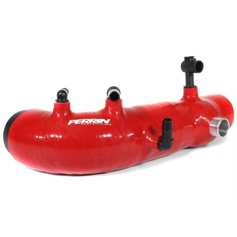 Perrin Performance 2.4" Turbo Inlet Hose RED - Subaru WRX (2002-2007)