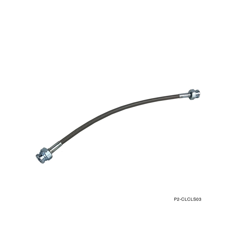 Phase 2 Motortrend (P2M) Stainless Steel Braided Clutch Line - Acura CL Type S (2001-2003)