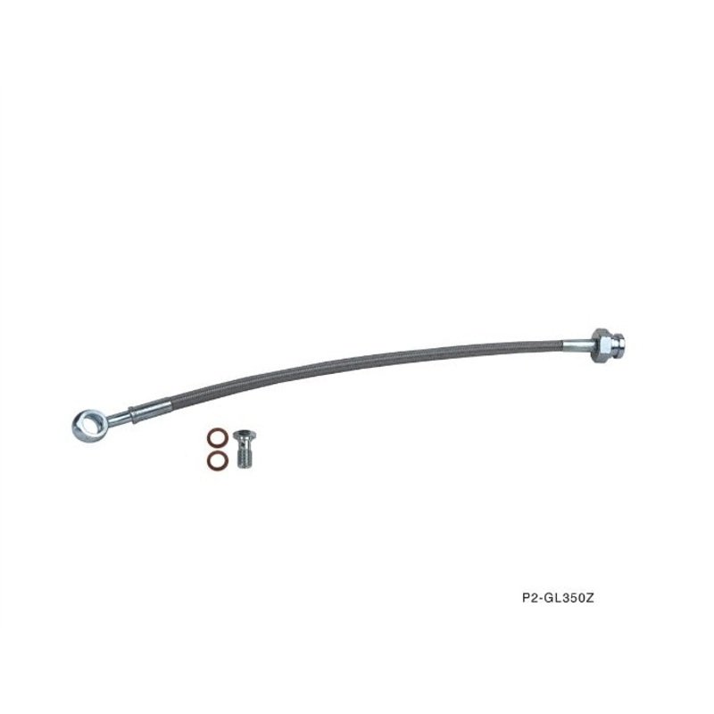 Phase 2 Motortrend (P2M) Stainless Steel Braided Clutch Line - Nissan Z33 350z (2003-2006)