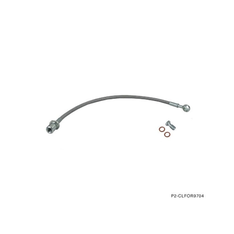 Phase 2 Motortrend (P2M) Stainless Steel Braided Clutch Line - Subaru Forester (1997-2004)