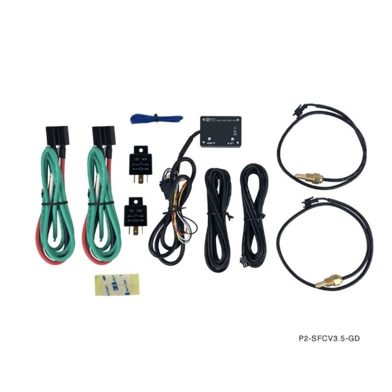 Phase 2 Motortrend (P2M) V3.5 New Type Electronic Fan Controller Kit - Universal