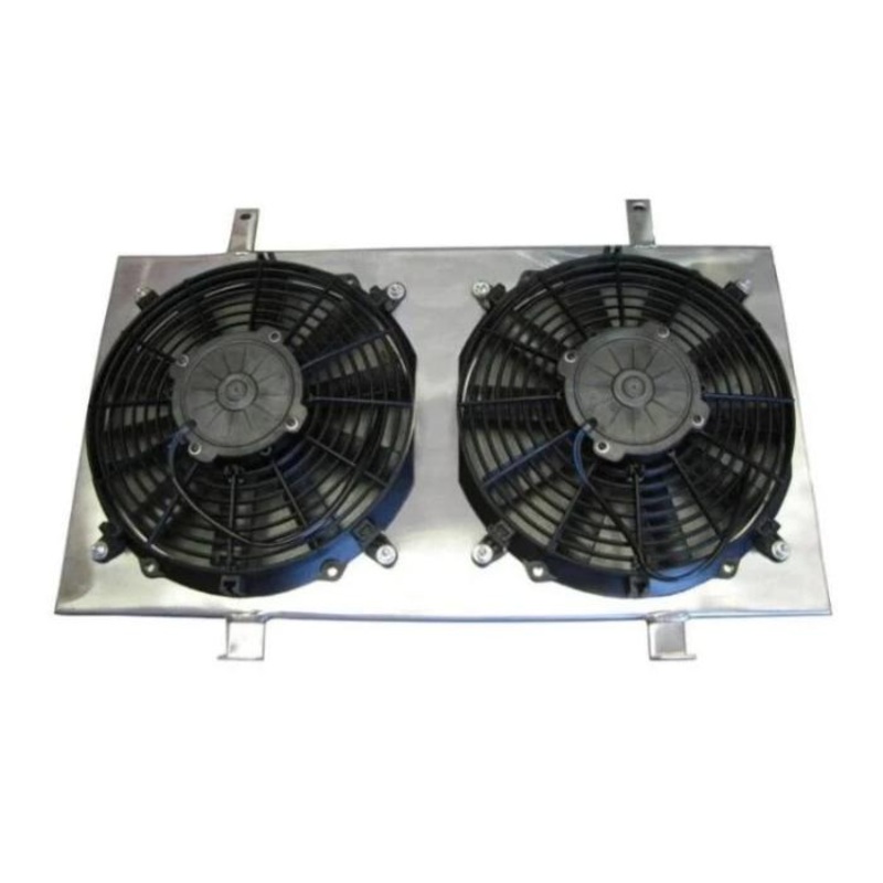 ISR Performance Radiator Fan Shroud Kit & Dual 12" Fans - Nissan 240sx S13 SR20DET