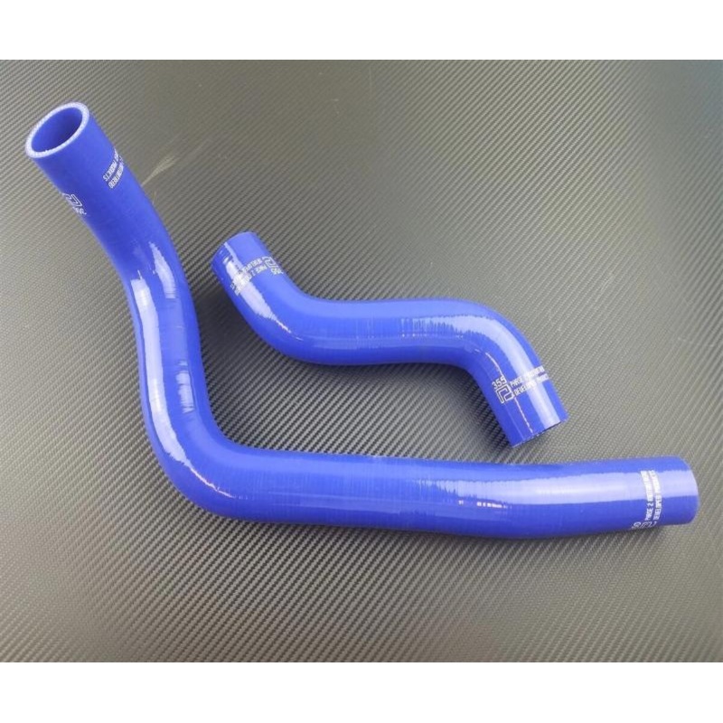 Phase 2 Motortrend (P2M) 3 Ply Silicone Reinforced Blue Radiator Hoses - Mazda RX-7 13B (1993-1995)