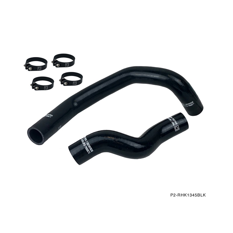 Phase 2 Motortrend (P2M) 4 ply Radiator Hose Kit BLACK - Nissan 240sx SR20DET