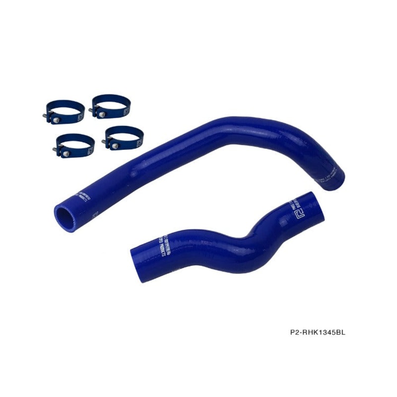 Phase 2 Motortrend (P2M) 4 ply Radiator Hose Kit BLUE - Nissan 240sx SR20DET