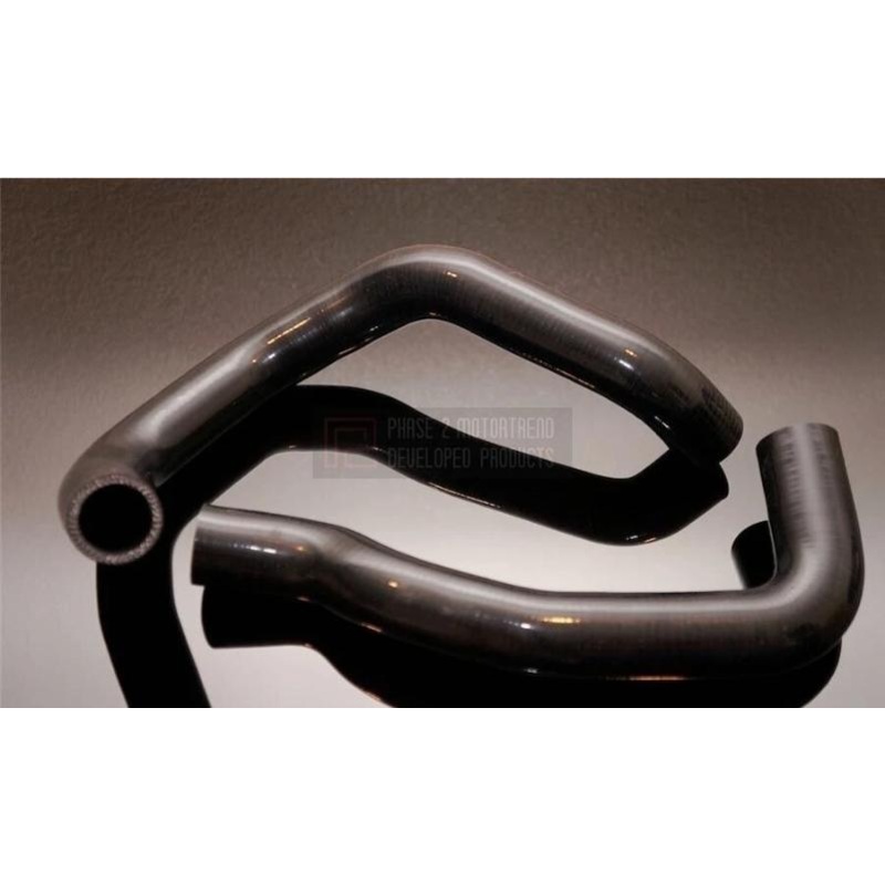Phase 2 Motortrend (P2M) Radiator Hose Kit BLACK - Nissan 240sx KA24DE (1989-1998)