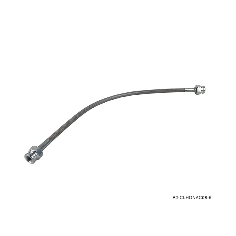 Phase 2 Motortrend (P2M) Stainless Steel Braided Clutch Line - Honda Accord 5spd (2008)