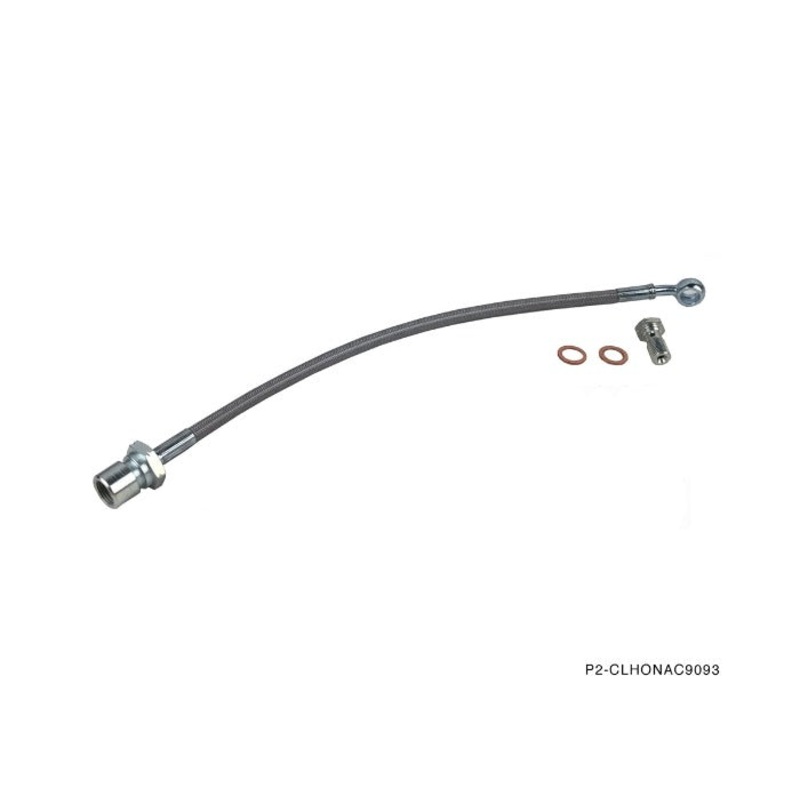 Phase 2 Motortrend (P2M) Stainless Steel Braided Clutch Line - Honda Accord CB7 (1990-1993)