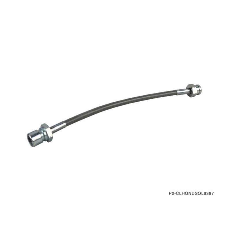 Phase 2 Motortrend (P2M) Stainless Steel Braided Clutch Line - Honda Civic Del Sol (1993-1997)