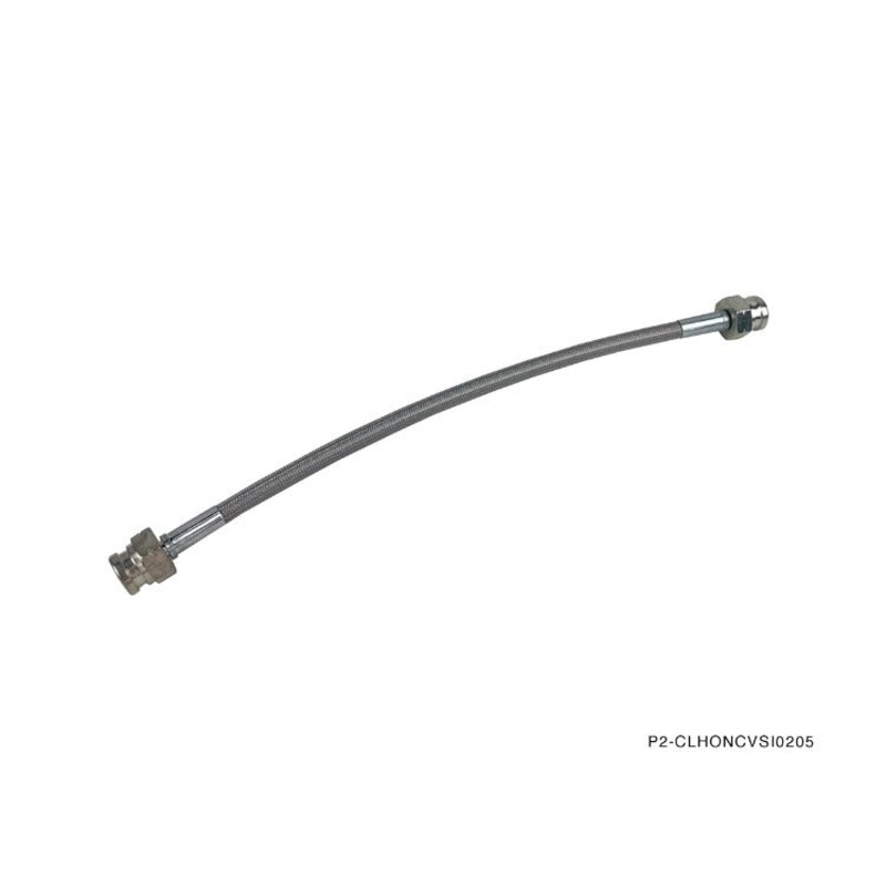Phase 2 Motortrend (P2M) Stainless Steel Braided Clutch Line - Honda Civic Si ONLY (2002-2005)