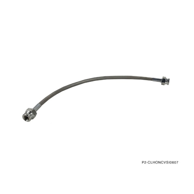 Phase 2 Motortrend (P2M) Stainless Steel Braided Clutch Line - Honda Civic Si ONLY (2006-2007)