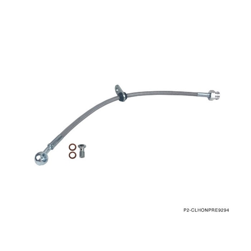 Phase 2 Motortrend (P2M) Stainless Steel Braided Clutch Line - Honda Prelude (1992-1994)
