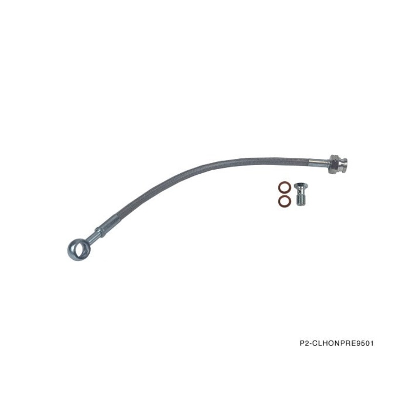 Phase 2 Motortrend (P2M) Stainless Steel Braided Clutch Line - Honda Prelude BB5-BB9 (1995-2001)