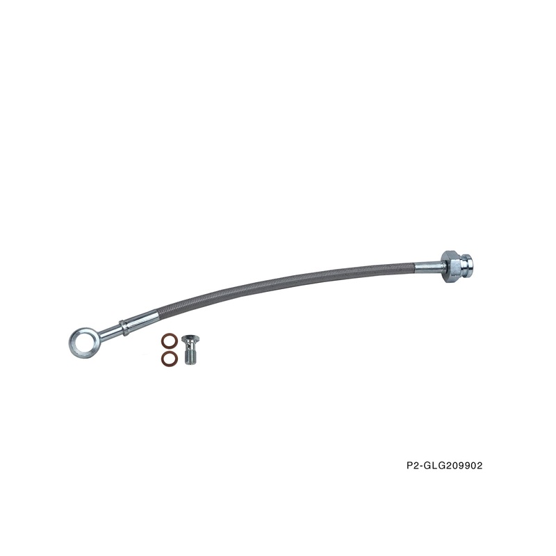 Phase 2 Motortrend (P2M) Stainless Steel Braided Clutch Line - Infiniti G20 (1999-2002)