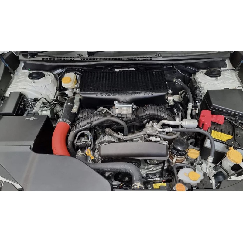 Process West Top Mount Intercooler Kit - Black - Subaru WRX 2022-2023