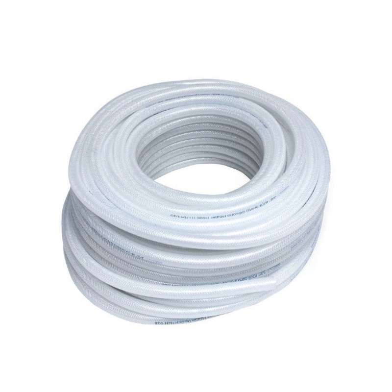 1 Feet HPS 1/2" 13mm High Temp Reinforce Silicone Heater Hose Tube Coolant - Clear
