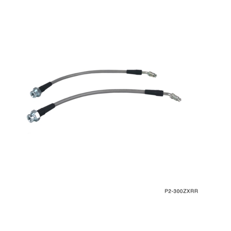 Phase 2 Motortrend (P2M) Stainless Steel Braided Rear Z32 Conversion Brake Lines - Nissan 240sx (1989-1998)