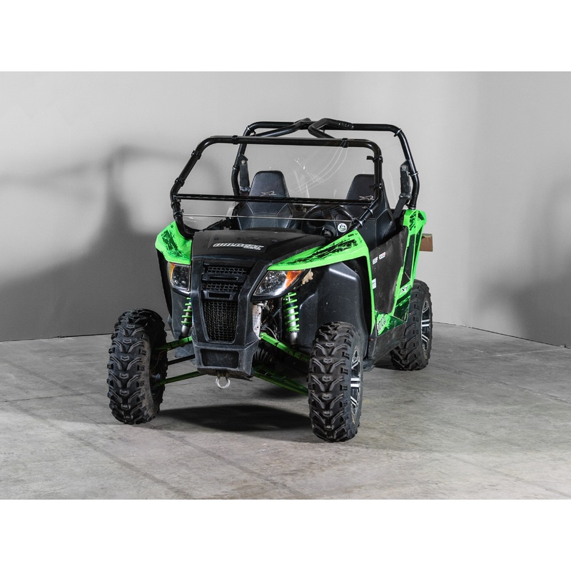 Terrarider Arctic Cat Wildcat Trail/sport Tilting Utv Windshield - Scratch Resistant 3/16