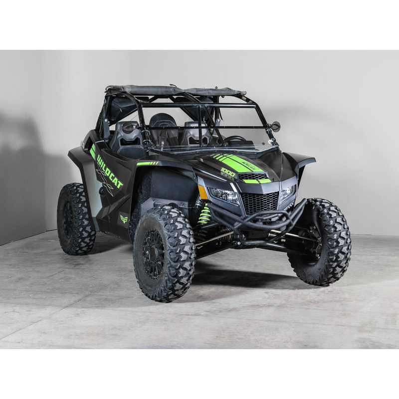 TERRARIDER ARCTIC CAT WILDCAT XX TILTING UTV WINDSHIELD - SCRATCH RESISTANT 1/4