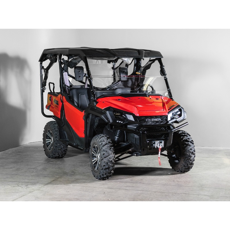 TERRARIDER HONDA PIONEER 1000 HALF UTV WINDSHIELD - SCRATCH RESISTANT 3/16