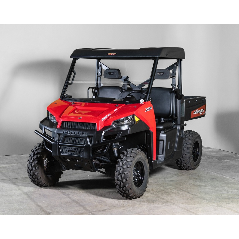 TERRARIDER POLARIS RANGER 570/900/1000 HALF UTV WINDSHIELD - PRO FIT FRAME - STANDARD 3/16