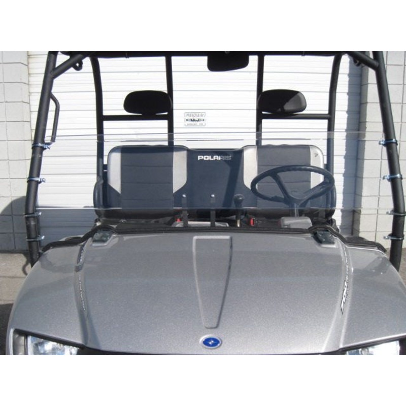 TERRARIDER POLARIS RANGER CREW (2003-2009) HALF UTV WINDSHIELD - SCRATCH RESISTANT 1/4
