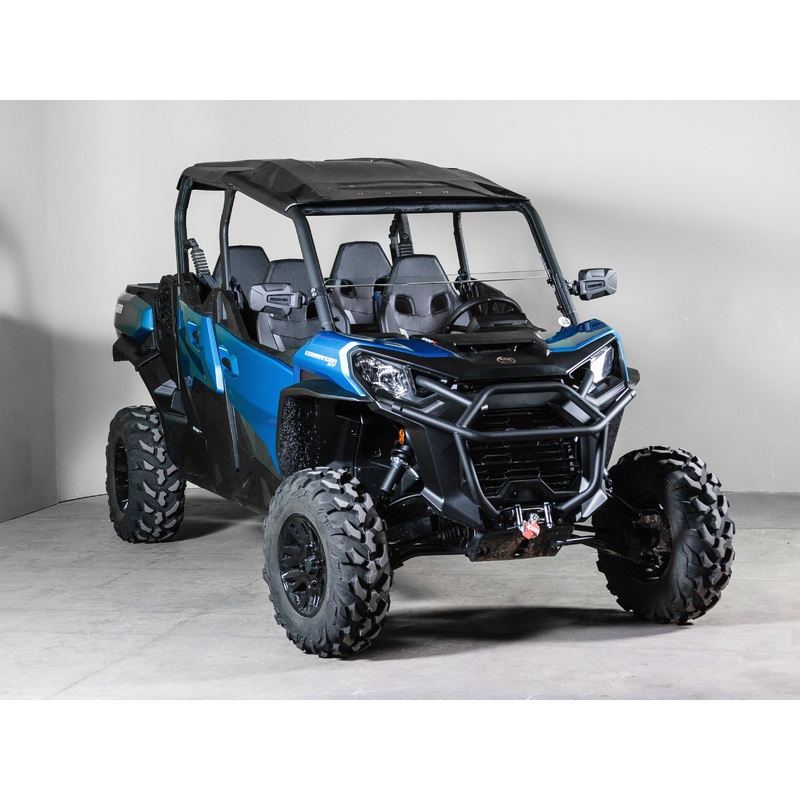 Terrarider Can-Am Commander 1000 1/4" Scratch Resistant Half Windshield - Pro Fit Frame