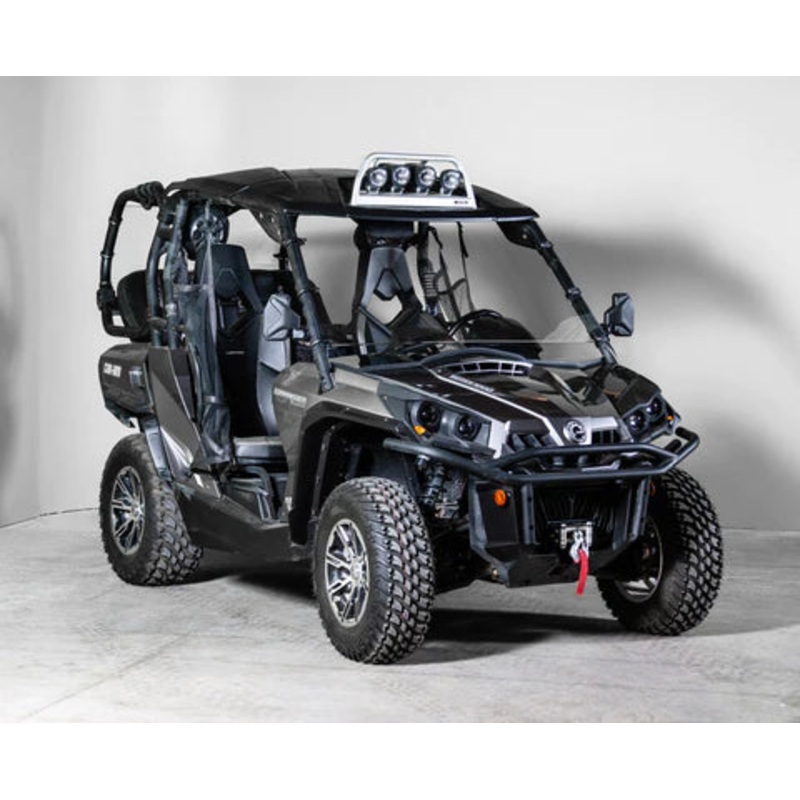 Terrarider Can-Am Commander 1000 Full 1/4" Scratch Resistant Windshield - Pro Fit Frame