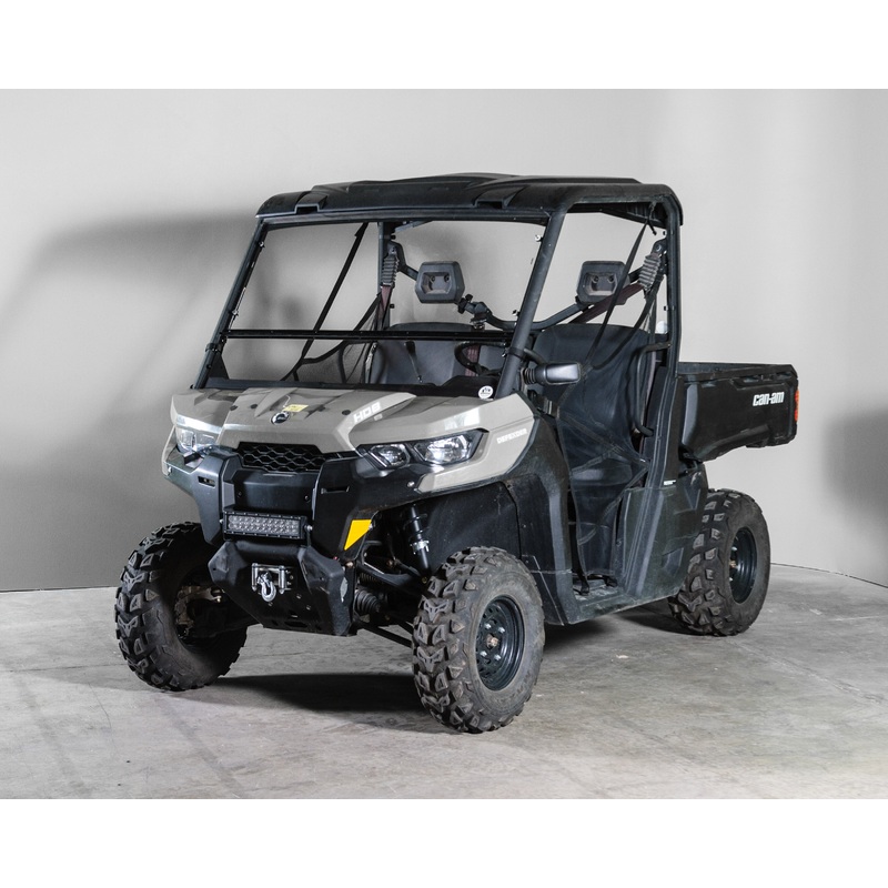 TERRARIDER CAN-AM DEFENDER TILTING UTV WINDSHIELD - PRO FIT FRAME - SCRATCH RESISTANT 1/4"