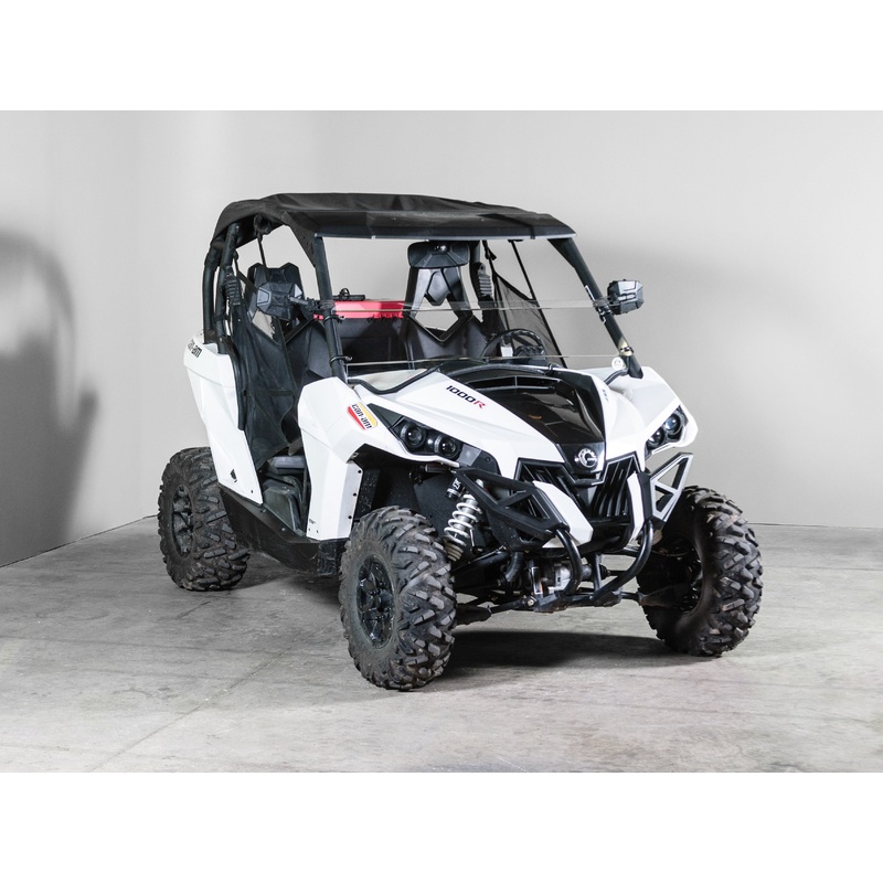 TERRARIDER CAN-AM MAVERICK HALF UTV WINDSHIELD - SCRATCH RESISTANT 1/4