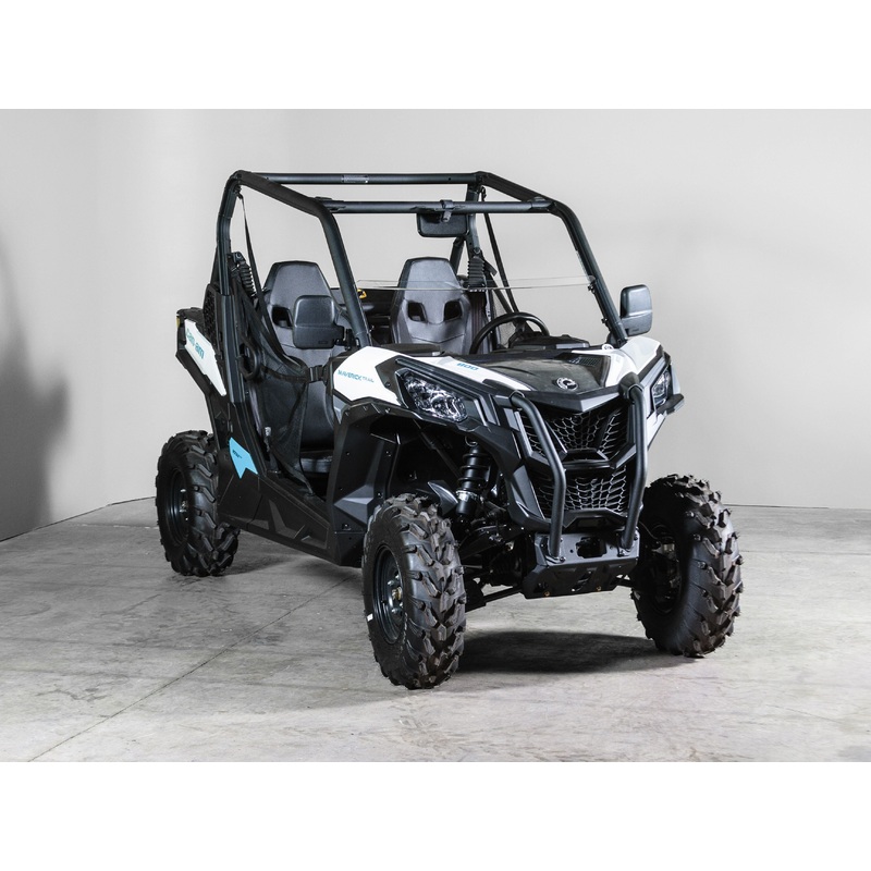 TERRARIDER CAN-AM MAVERICK TRAIL/SPORT HALF UTV WINDSHIELD - PRO FIT FRAME - SCRATCH RESISTANT 1/4"