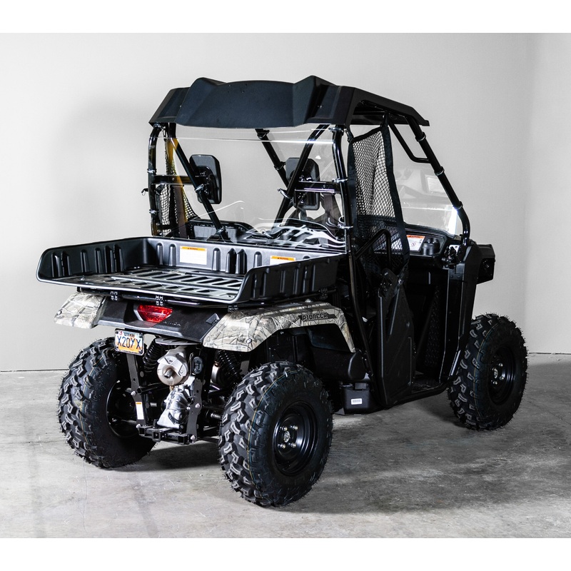 TERRARIDER HONDA PIONEER 500 BACK UTV WINDSHIELD - SCRATCH RESISTANT 3/16